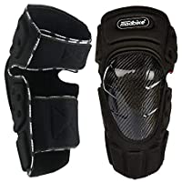 Madbike - Rodilleras protectoras de fibra de carbono para motos